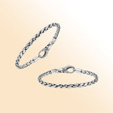 AB-1002-S-6MM-8" Bali Hand Crafted Sterling Silver Bracelet With Lobster Jewelry Bali Designs Inc